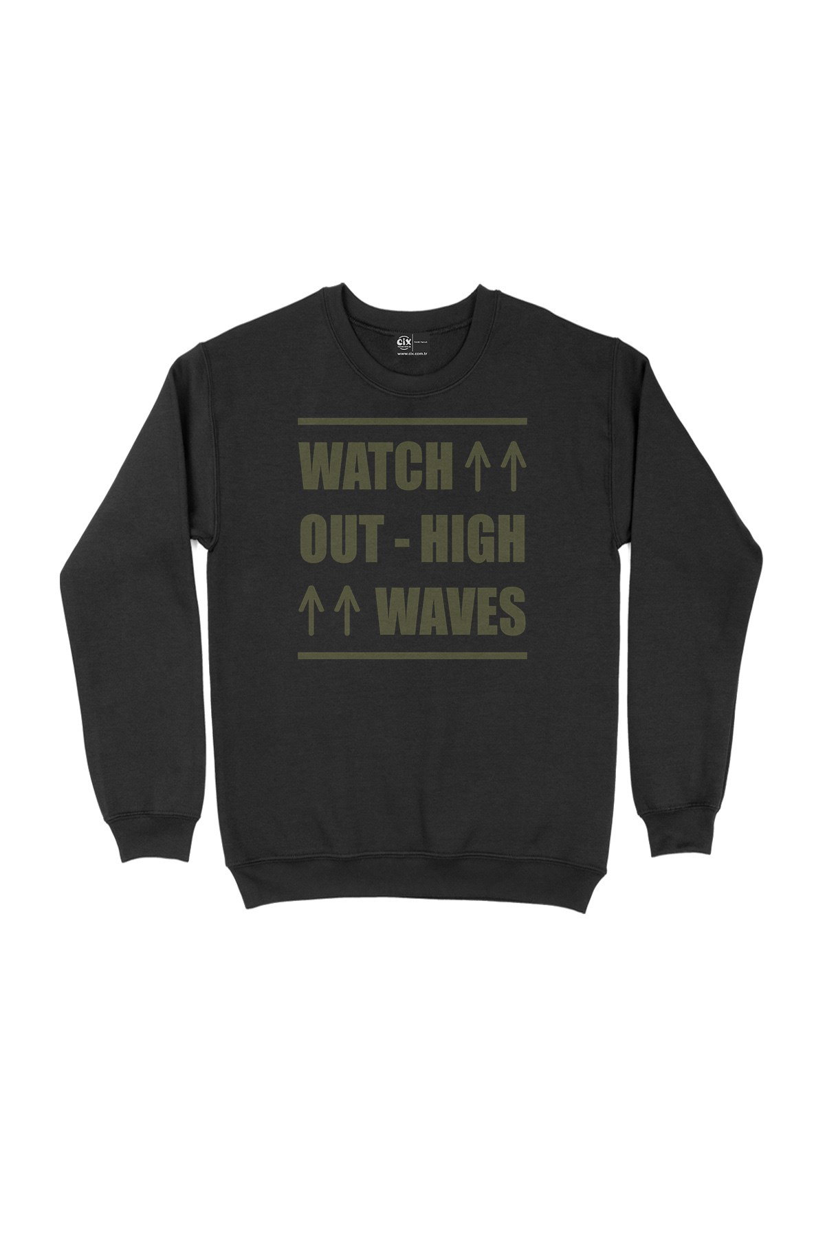 Watch Out High Wawes Siyah Sweatshirt