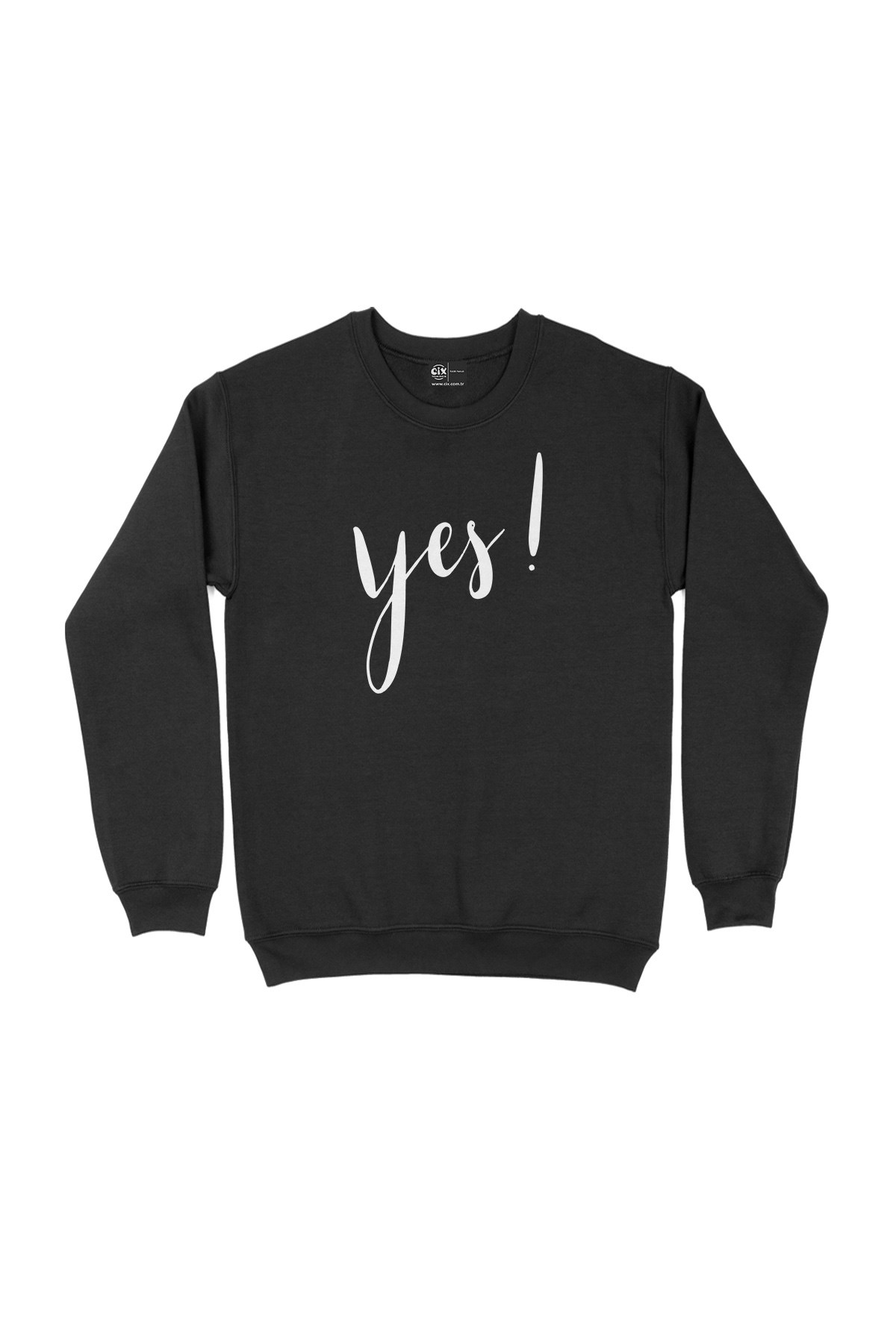 Yes Siyah Sweatshirt