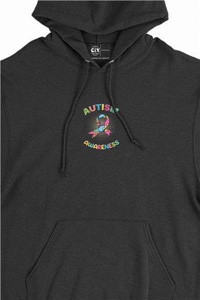 21 Mart Otizm Günü Minimal Kapşonlu Sweatshirt Hoodie