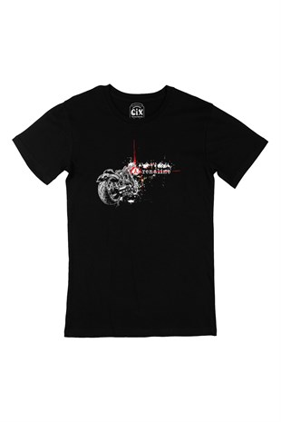 Adrenaline Motor Sport Siyah Tişört