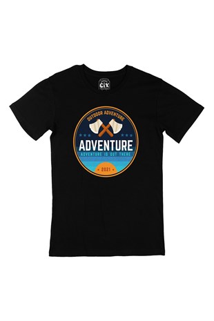 Adventure 2021 Siyah Tişört