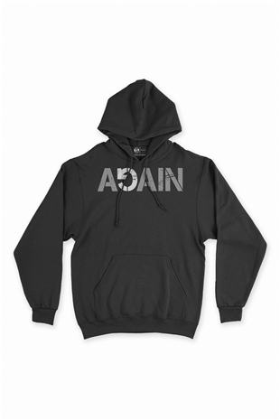 Again Tekrar Siyah Sweatshirt Hoodie