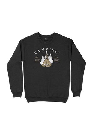 Air Smells Better Siyah Sweatshirt