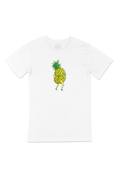 Ananas Girl Beyaz Tişört