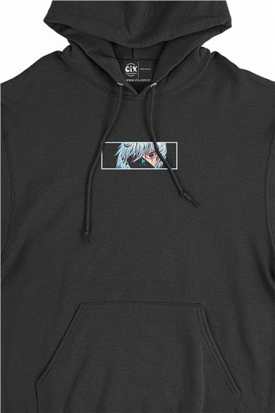 Anime Çocuk Minimal Kapşonlu Sweatshirt Hoodie