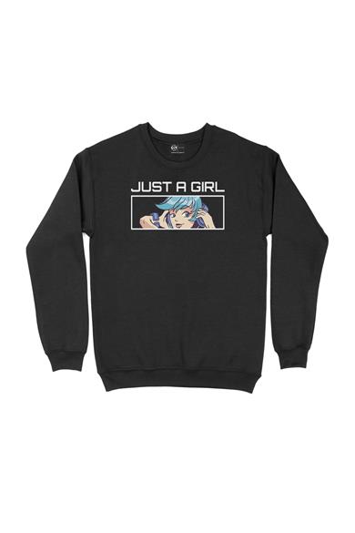 Anime Kız Çizimli Sweatshirt