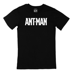 Ant Man Logolu Siyah Tişört
