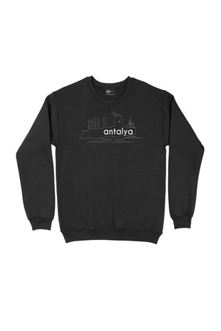 Antalya Çizimli Sweatshirt