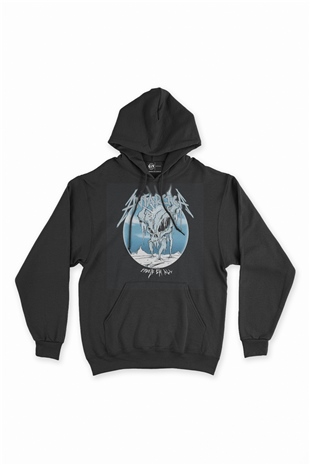 Antichrist Freeze Em All Antarctica Siyah Sweatshirt Hoodie