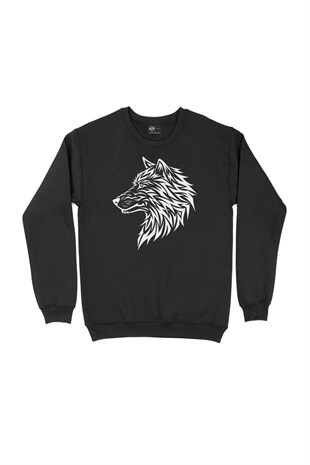 Asil Kurt Siyah Sweatshirt