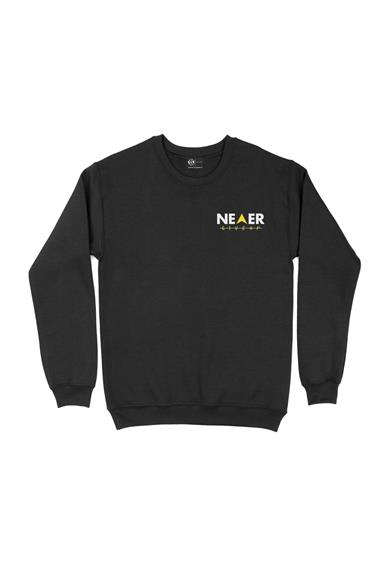 Asla Pes Etme Cep Tasarım Baskılı Sweatshirt