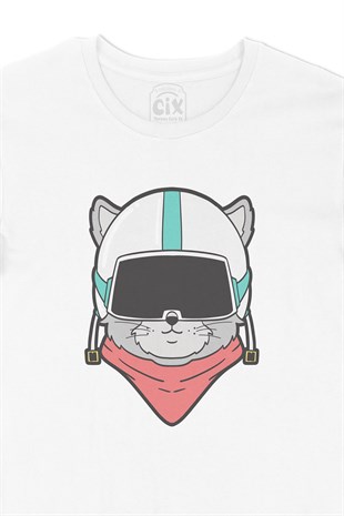 Astronot Kedi Tişört