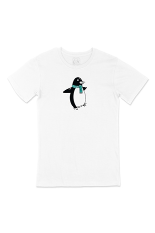 Atkılı Penguen Tişört