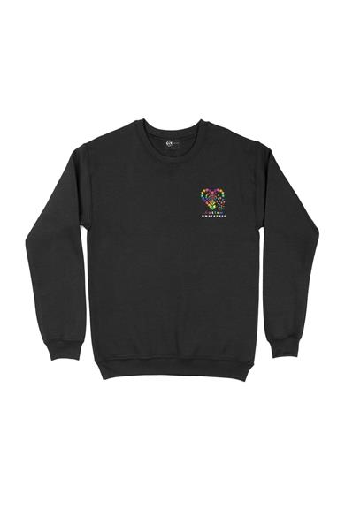 Autism Awareness Cep Tasarım Baskılı Sweatshirt