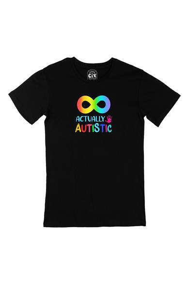 Autistic Otizm Siyah Tişört