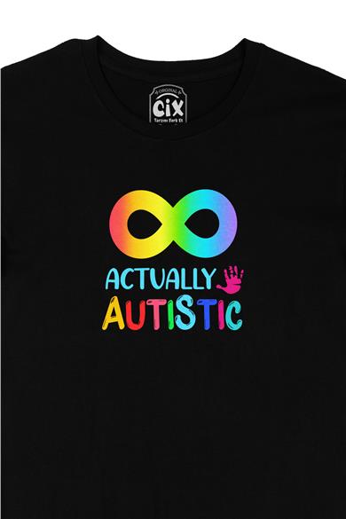 Autistic Otizm Siyah Tişört