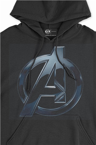 Avengers A Siyah Sweatshirt Hoodie