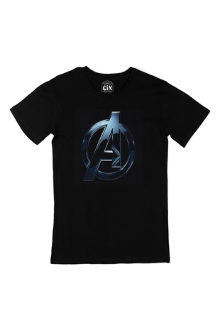 Avengers A Siyah Tişört