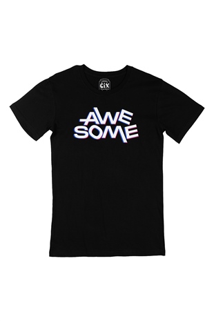 Awesome Siyah Tişört