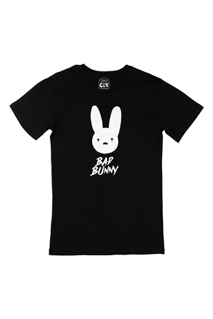Bad Bunny Tavşan Siyah Tişört