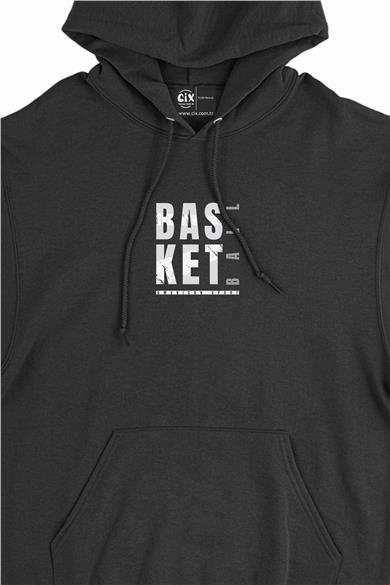 Basketball American Sport Minimal Kapşonlu Sweatshirt Hoodie