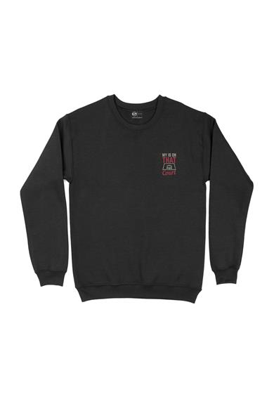 Basketball Court Cep Tasarım Baskılı Sweatshirt