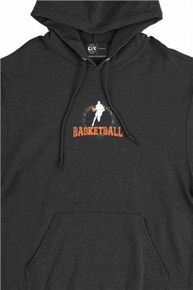 Basketball Player Minimal Kapşonlu Sweatshirt Hoodie