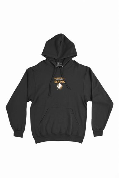 Basketball Season Minimal Kapşonlu Sweatshirt Hoodie