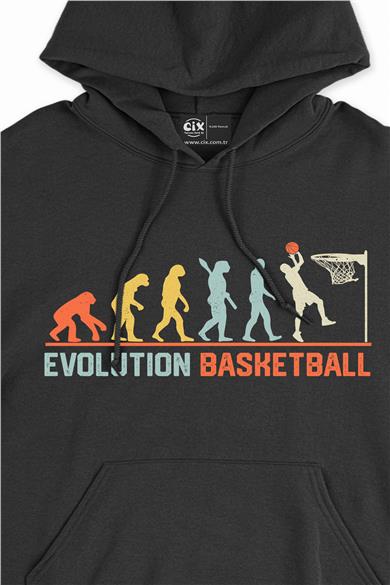 Basketbol Evolution Kapşonlu Sweatshirt Hoodie