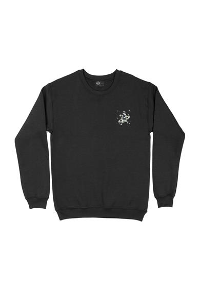 Basketbol Gezegeni Cep Tasarım Baskılı Sweatshirt