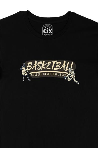 Basketbol Kolej Club Siyah Tişört