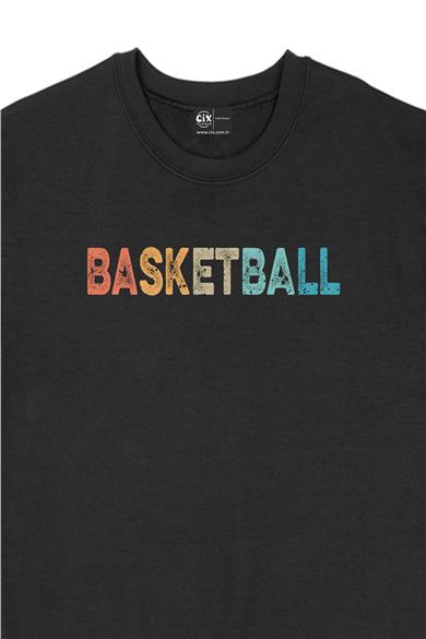 Basketbol Renkli Sweatshirt