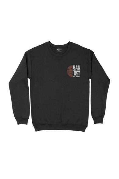 Basketbol Şampiyon Cep Tasarım Baskılı Sweatshirt