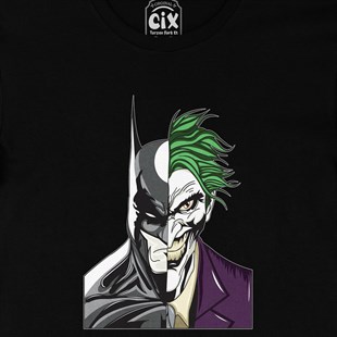 Batman & Joker Siyah Tişört