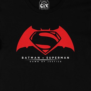 Batman & Superman Siyah Tişört
