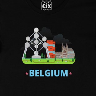 Belçika Siyah Tişört