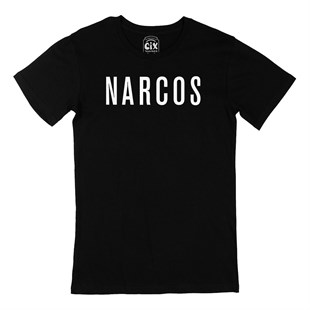 Beyaz Narcos_Pablo Escobar Siyah Tişört
