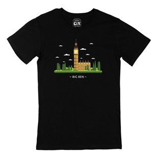Big Ben Siyah Tişört