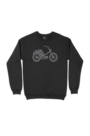 Bisiklet Siyah Sweatshirt