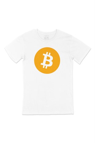 Bitcoin Logolu Tişört