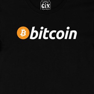 Bitcoin Siyah Tişört