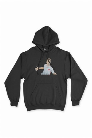 Bizim Çocuklar Siyah Kapşonlu Sweatshirt Hoodie