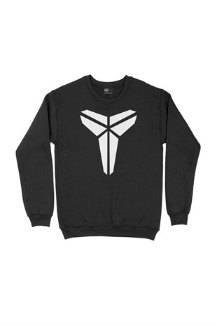 Black Mamba Logolu Siyah Sweatshirt