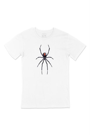 Black Widow Gerçek Örümcek Tişört