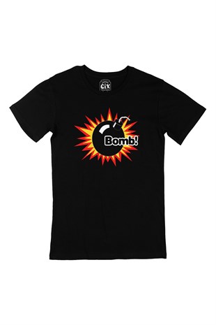 Bomba Bomb Siyah Tişört