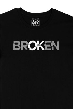 Broken Siyah Tişört