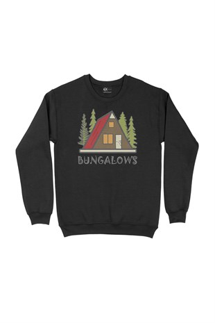 Bungalows Siyah Sweatshirt