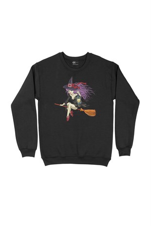 Cadı Kız Sweatshirt