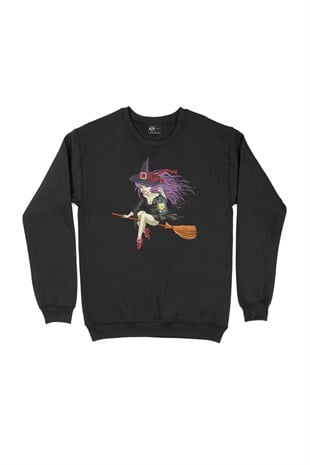 Cadı Kız Sweatshirt