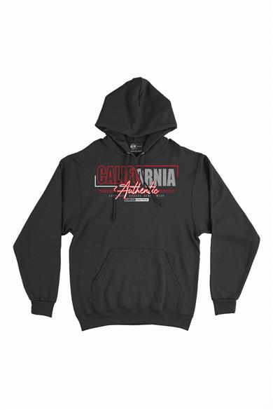 California Tarz Kapşonlu Sweatshirt Hoodie